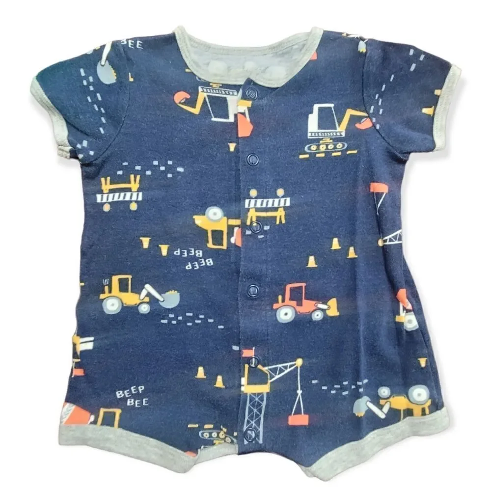 Bundle of 4 boys summer rompers
